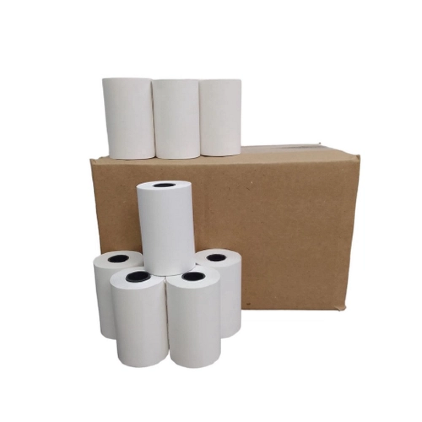 1 CAIXA COM 30 BOBINAS PDV BRANCA 80x40