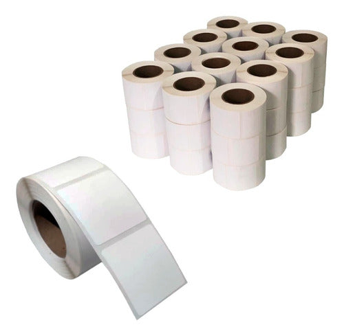 Etiqueta Térmica para Balança 40x40 - 20m - Branco - 36 rolos